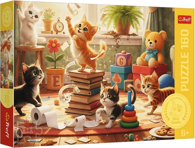 Puzzle Trefl Kocie psoty 160 piezas