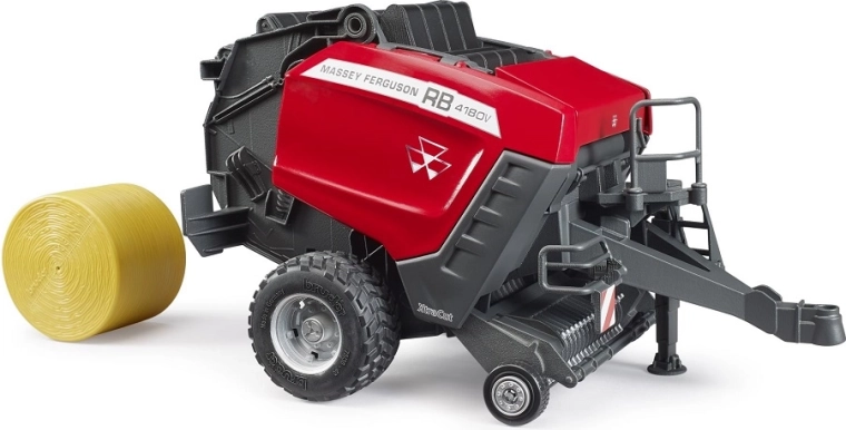 Empacadora de balas redondas Bruder Massey Ferguson