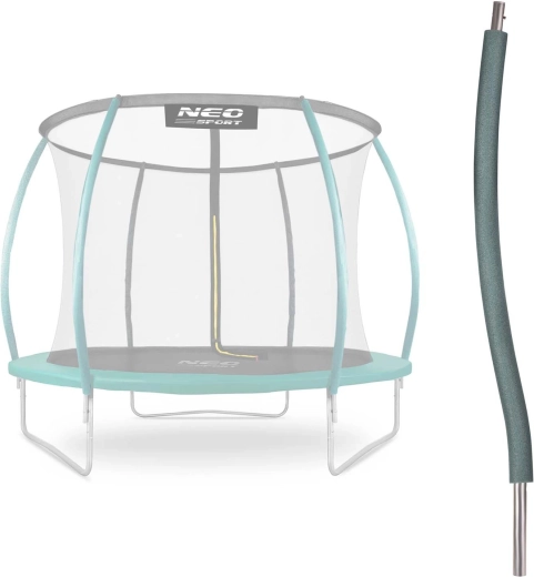 Neo-Sport parte inferior del poste para trampolín tipo C 8–14 ft verde