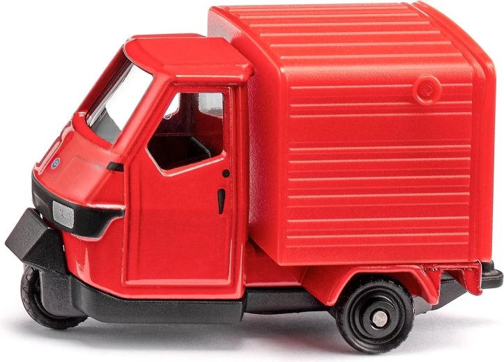 Siku Super Piaggio Ape 50 1:55 modelo metálico con caja abatible