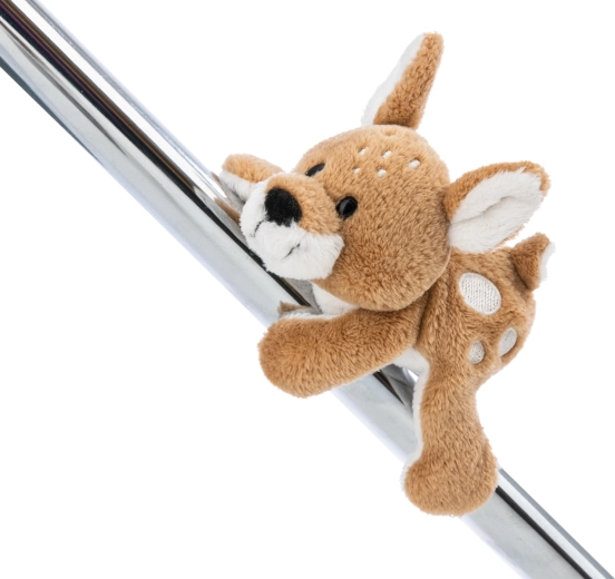 Nici cierva de peluche magnética René 12 cm – Green