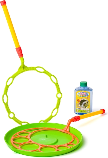 Woobly Boobly set para burbujas grandes con 2 boquillas y solución de 300 ml