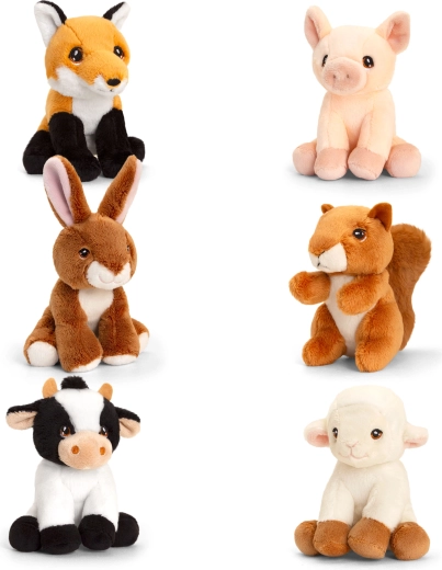 Animales de granja coleccionables Keeleco 14 cm