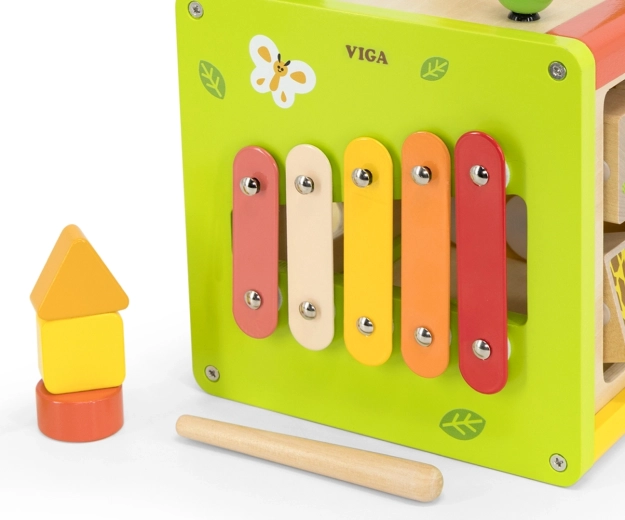 Juego musical con xilófono