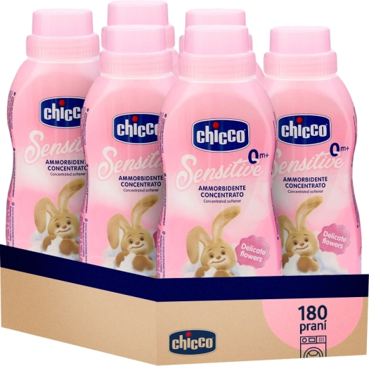 Suavizante Chicco Baby Sensitive Abrazo Floral, concentrado 750 ml (6×30 lavados)