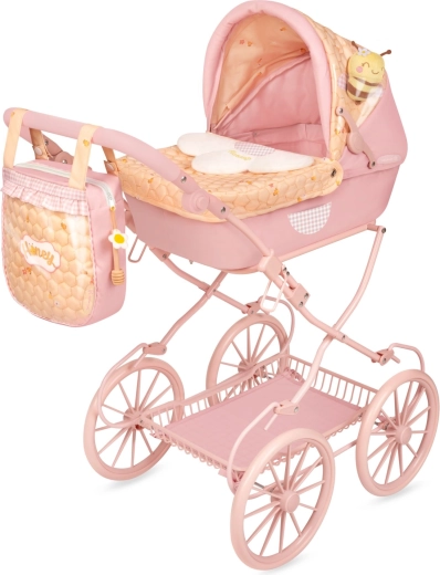 DeCuevas cochecito plegable para muñecas con bolsa Honey – 81 cm