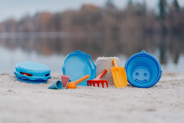 Equipamiento 7 en 1 para juegos en la playa y el arenero
