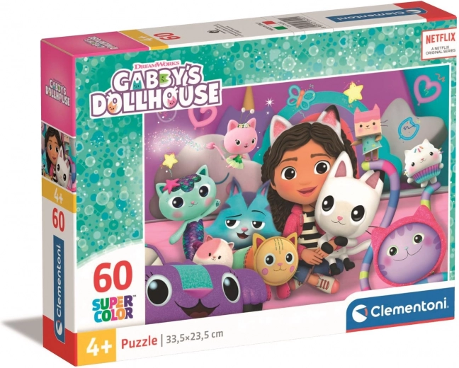 Puzzle de 60 piezas La casa mágica de Gábi – Clementoni