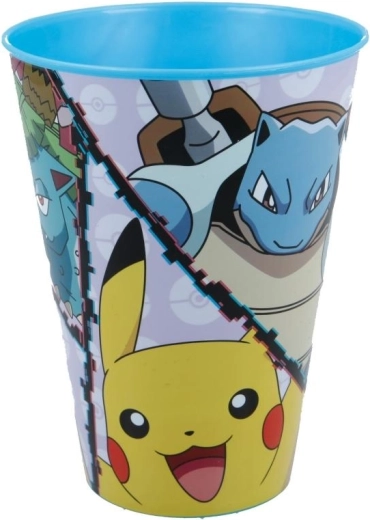 Vaso de plástico Pokémon de 430 ml