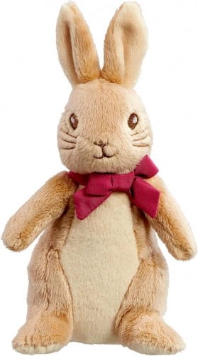 Conejito de peluche Flopsy con lazo – pequeño