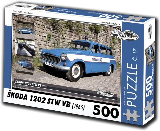 Retro-coches puzle Škoda 1202 STW VB 500 piezas