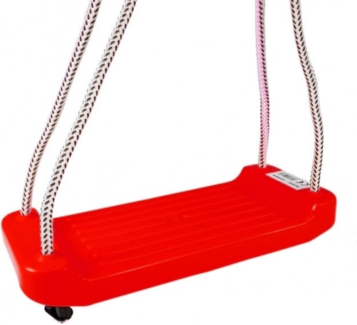 Columpio de jardín de plástico – tabla roja