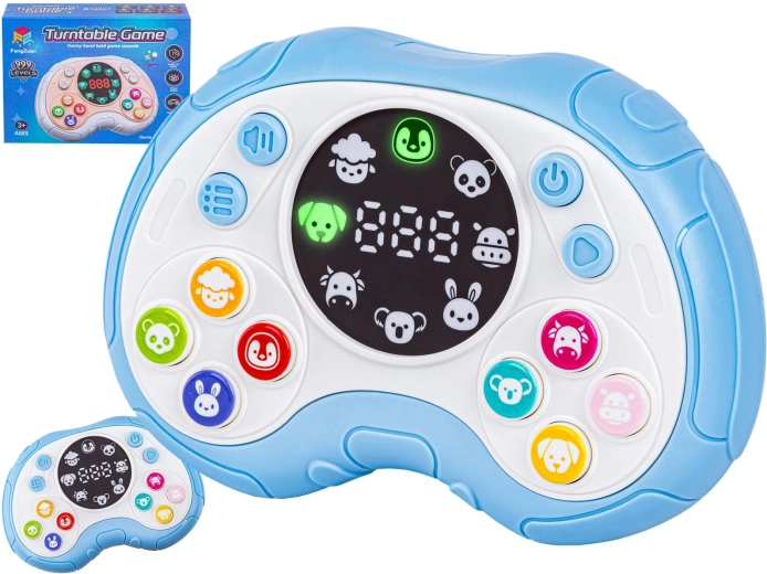 Juego educativo electrónico de memoria – gamepad infantil con pantalla azul - 1 pieza