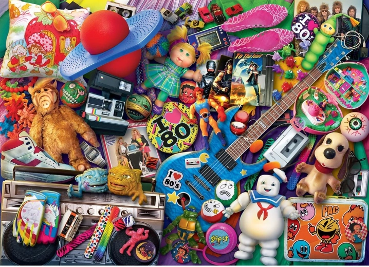 Puzzle Gibsons Amamos los años 80 1000 piezas