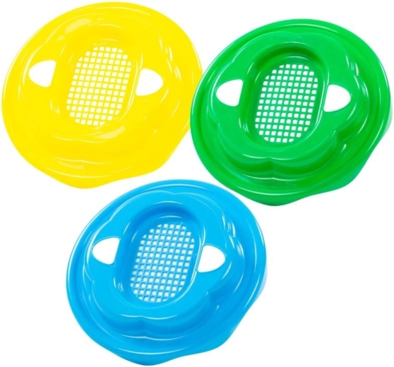 Tamiz infantil para arena con forma de girasol