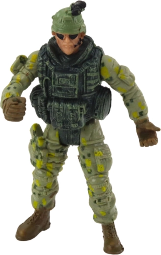 Figura móvil de soldado