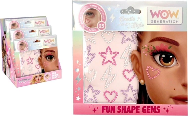 Wow Generation piedras decorativas adhesivas para el rostro