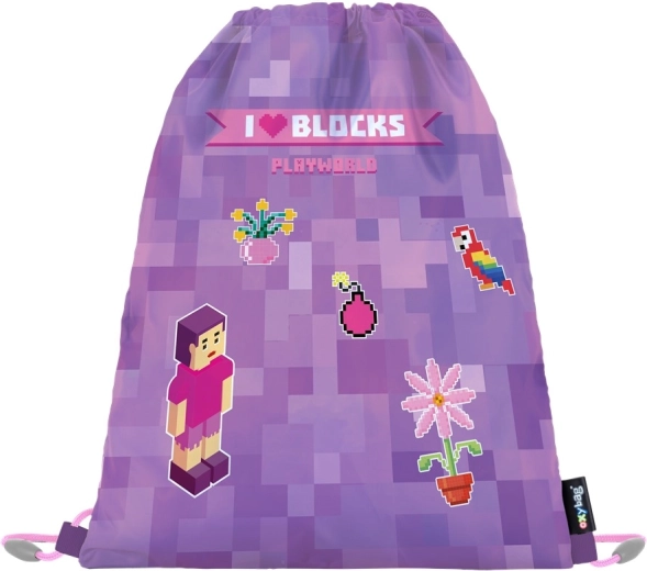 Bolsa para educación física Playworld Girl – bolsa escolar de poliéster