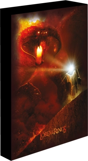 Cuadro LED iluminado El Señor de los Anillos – Balrog 30 × 40 cm
