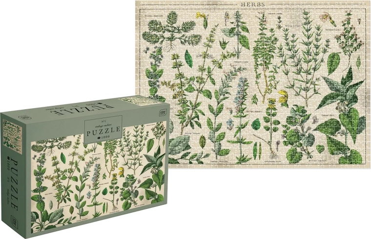Puzzle Vintage Nature: hierbas 1000 piezas