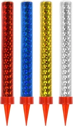 Fontana de fiesta de colores 12 cm, 4 uds