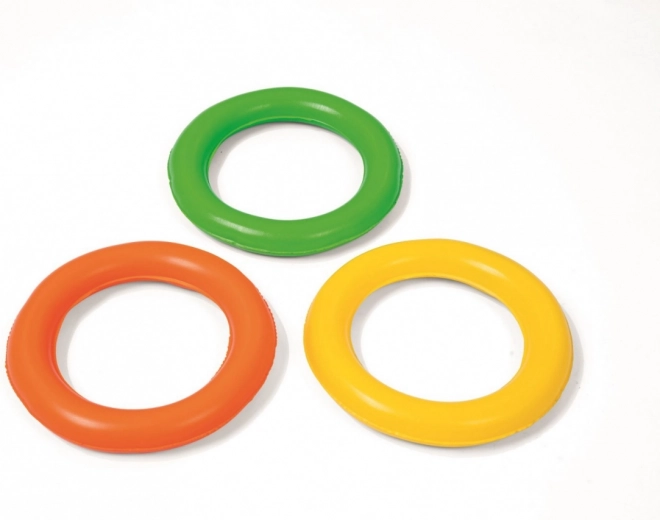 Zona de juego con lanzamiento de aros