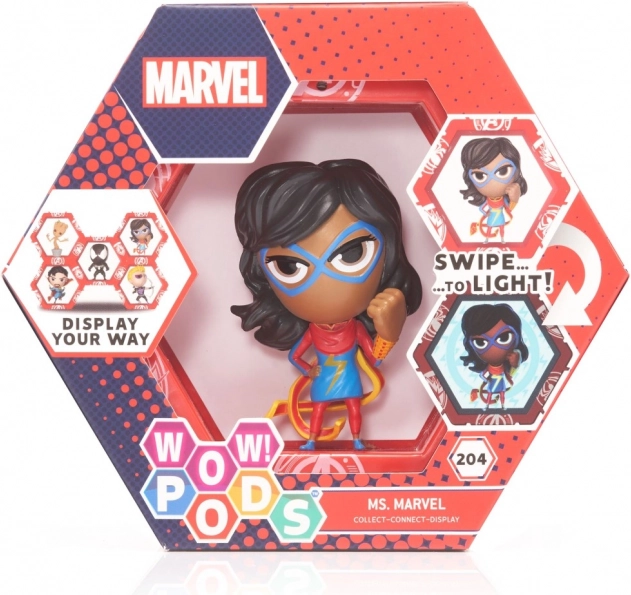 WOW PODS Marvel – Figura coleccionable luminosa de Capitana Marvel
