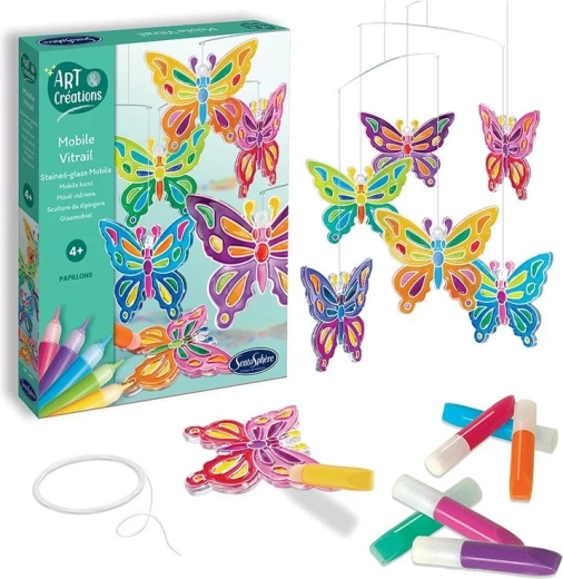 Sentosphere móvil de vidriera Mariposas - 1 pieza