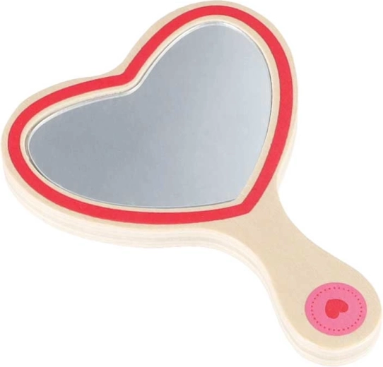 Espejo con forma de corazón