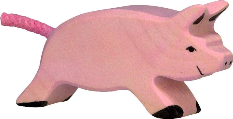 Holztiger cerdito corriendo - 1 unidad
