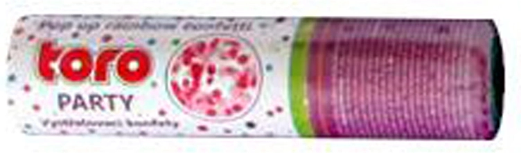 Cañón de confeti arcoíris 15 cm