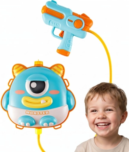 Pistola de agua eléctrica Woopie UFO Monster con mochila de 2,1 l