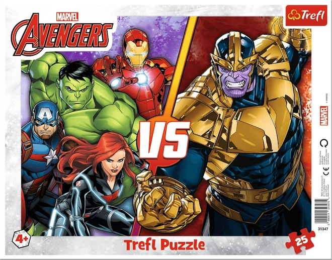Puzzle Equipo invencible de Avengers, 25 piezas