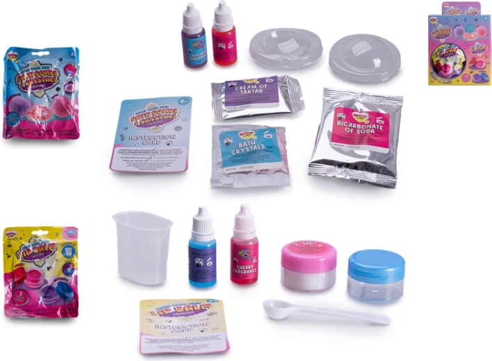 Kit creativo para hacer bálsamo labial o bombas de baño con aroma frutal