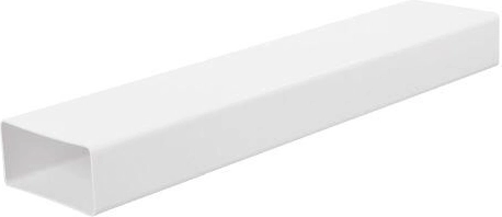 Canal de ventilación plano 220 × 55 mm, longitud 1 m