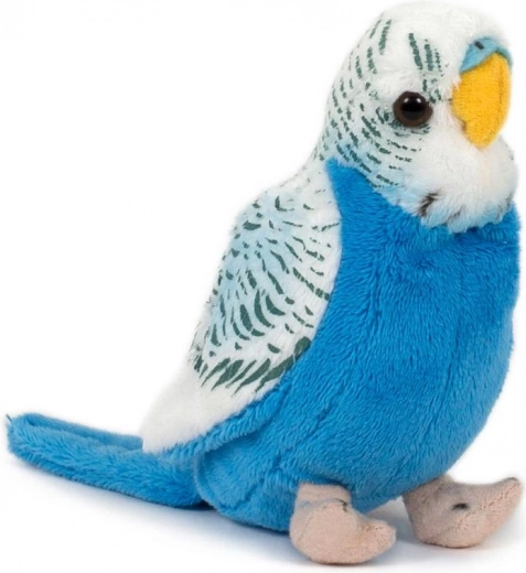 Periquito de peluche azul 13 cm