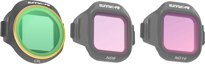 Juego de filtros Sunnylife CPL + ND8 + ND16 para Mini 5 Pro