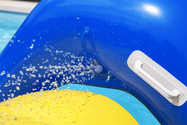 Rociadores de agua integrados para un deslizamiento suave