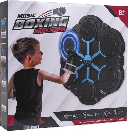 Tablero de boxeo con luces y sonido, Bluetooth y pantalla LED