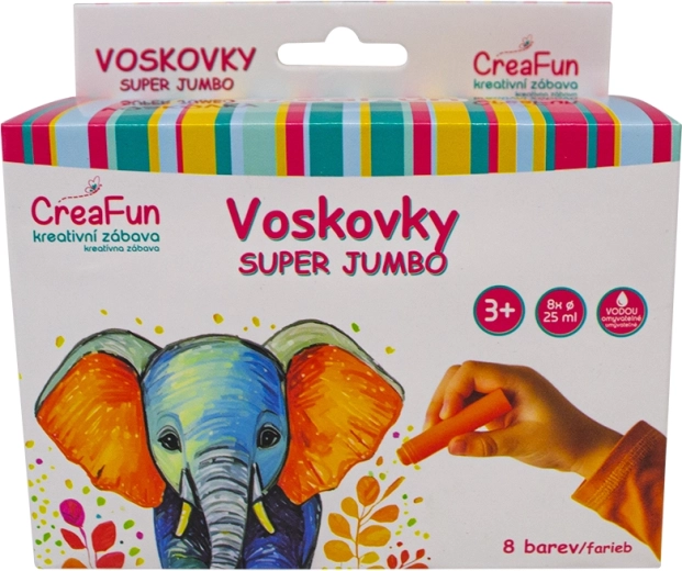 Ceras Super Jumbo 8 colores SPARKYS