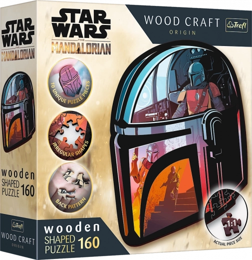 Puzle de madera STAR WARS THE MANDALORIAN – 160 piezas