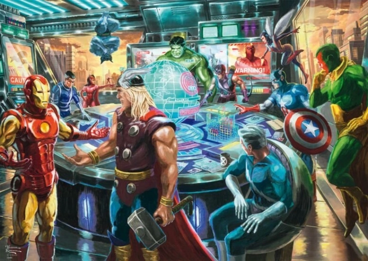 Puzle Marvel Avengers de 1000 piezas