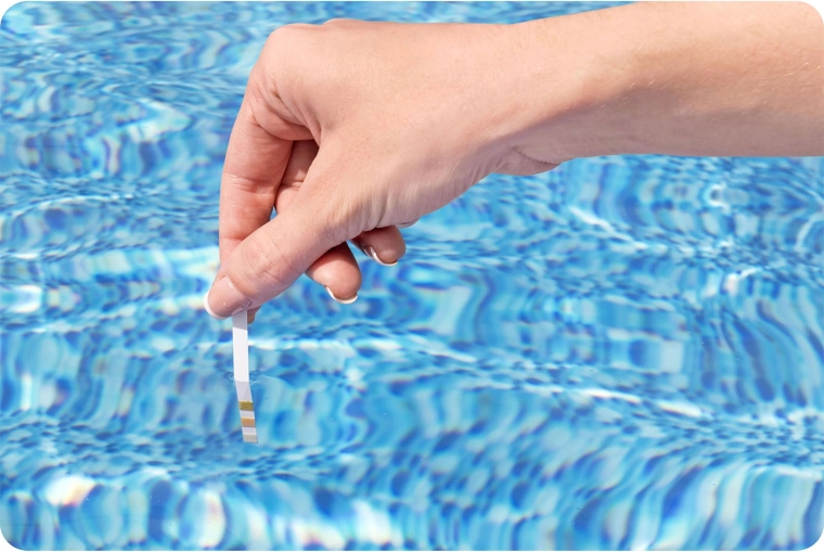 Control del agua en un momento