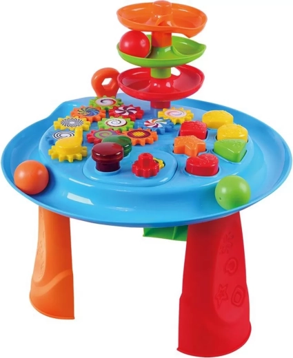 Mesa de juego Playgo con engranajes