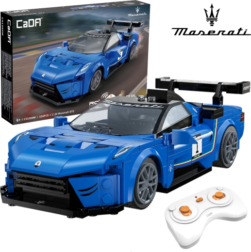 Set de construcción CaDA coche de carreras teledirigido MASERATI GT2, 320 piezas