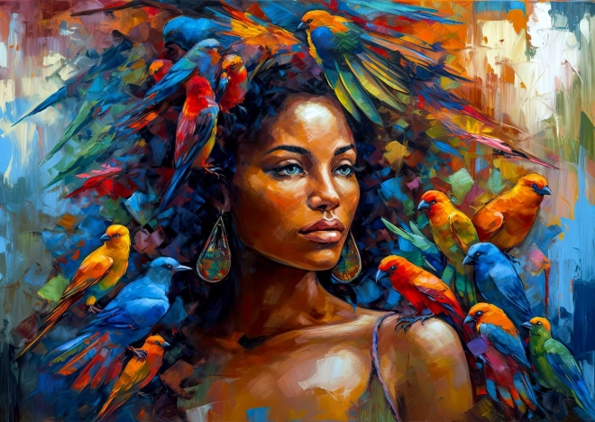 Puzzle Enjoy Reina de Bastos 1000 piezas