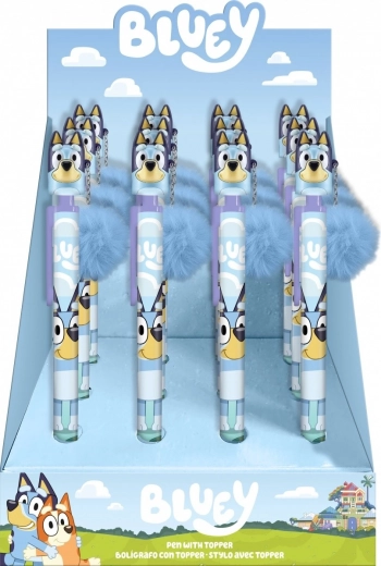 Bolígrafo infantil Bluey con topper