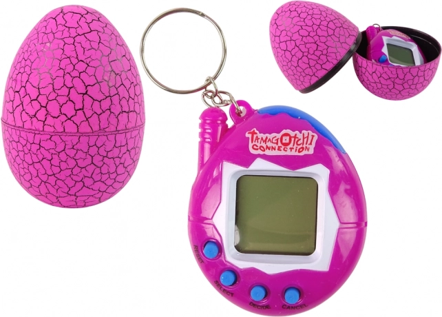 Tamagotchi en huevo rosa – mascota electrónica