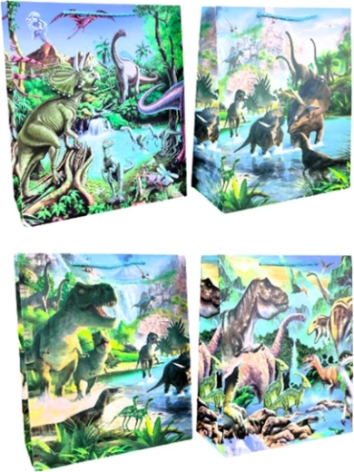 Bolsa de regalo con motivo de dinosaurios