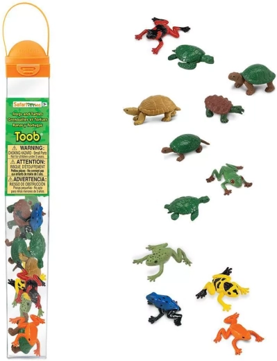Safari Ltd. Toobs tubo de ranas y tortugas